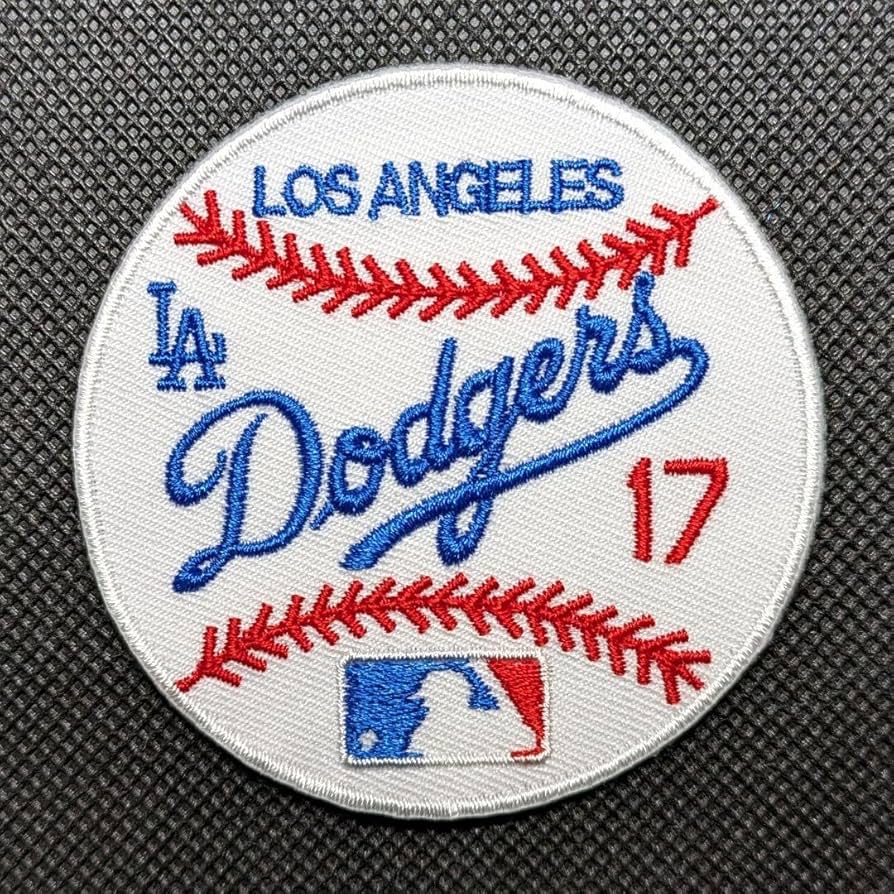 Amazon.co.jp: ⑰アイロンワッペン ドジャース Dodgers 17 大谷